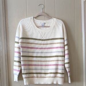 Design History Striped Sweater - Size Large